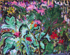    Cosmos & Zinnias; 2003; oil; 16