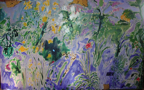 Unintended Garden; 1999; oil & collage; 41