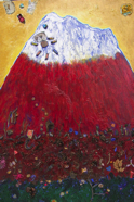 La Verna; 2007; oil & collage; 72